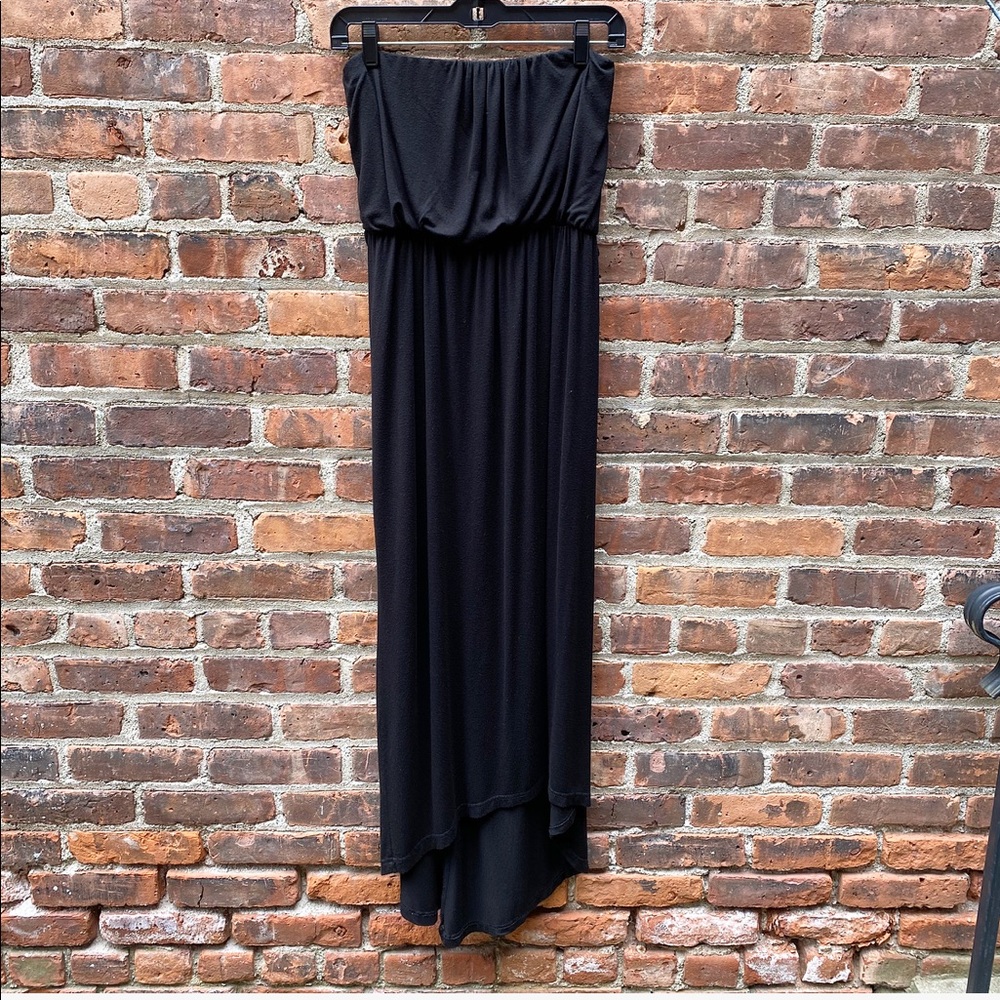 Poetry Strapless High Low Maxi Dress